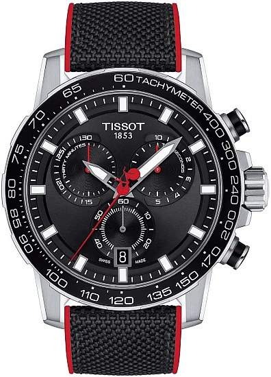 Tissot Supersport Chrono Black Dial La Vuelta Special Edition T1256171705101