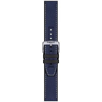Tissot Supersport 45 Chrono Blue Dial Blue Hybrid Strap T125.617.17.051.03