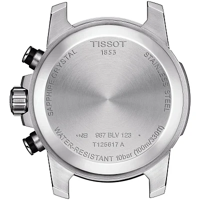 Tissot Supersport Chrono Blue Dial Blue Hybrid Strap T125.617.17.051.03