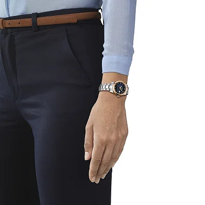 Tissot T-My Lady Diamonds Dark Blue Dial 18k Gold Bezel T930.007.41.046.00