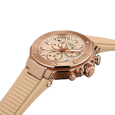 Tissot T-Race 38mm Quartz Chrono Rose Gold PVD T141.817.37.501.00