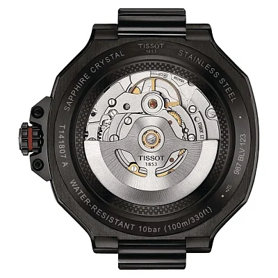 Tissot T-Race Powermatic 80 Black Dial Black PVD T141.807.37.057.00
