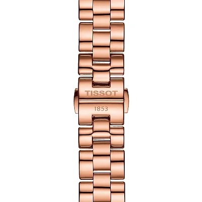 Tissot T-Wave Rose Gold PVD Bracelet Black Dial T112.210.33.051.00