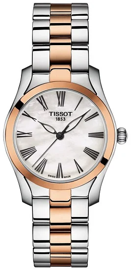 Tissot T-Wave Steel Bracelet Rose Gold PVD T1122102211301