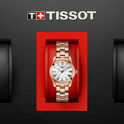 Tissot T-Wave Steel Bracelet Rose Gold PVD T112.210.33.113.00