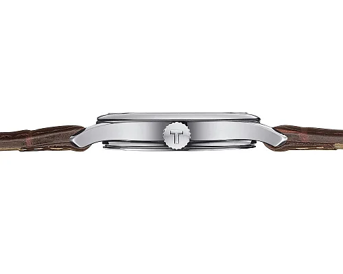 Tissot Tradition Lady Ultra Fine Brown Leather White Dial T063.009.16.018.00