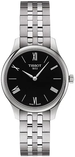 Tissot Tradition Lady Ultra Fine Steel Bracelet Black Dial T0632091105800