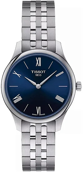 Tissot Tradition Lady Ultra Fine Steel Bracelet Blue Dial T0632091104800