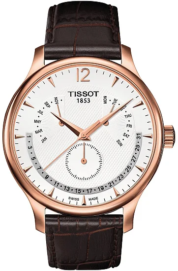 Tissot Tradition Perpetual Calendar PVD T0636373603700