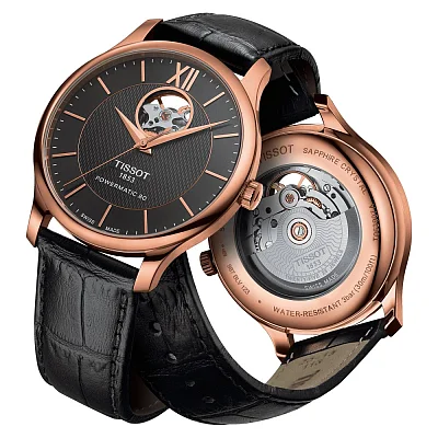 Tissot Tradition Powermatic 80 Open-Heart PVD T063.907.36.068.00