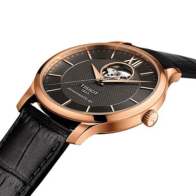 Tissot Tradition Powermatic 80 Open-Heart PVD T063.907.36.068.00