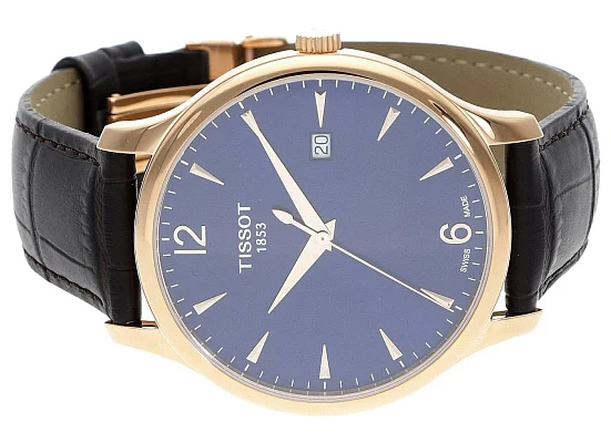 Tissot Tradition Rose Gold PVD T063.610.36.047.00