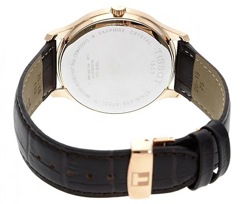 Tissot Tradition Rose Gold PVD T063.610.36.047.00