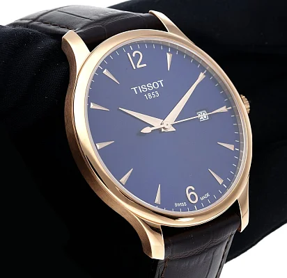Tissot Tradition Rose Gold PVD T063.610.36.047.00