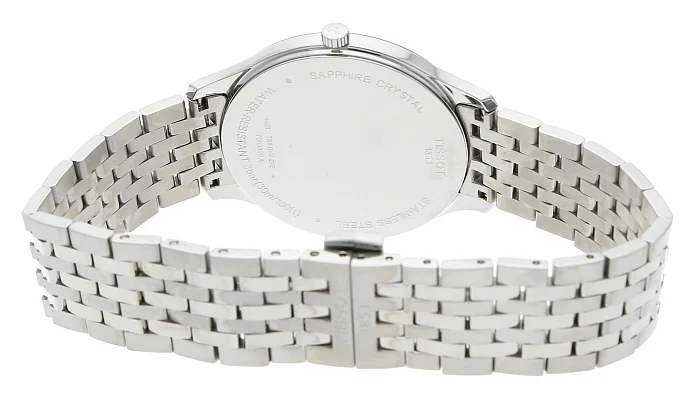 Tissot Tradition Ultra Fine Steel Bracelet Black Dial T063.409.11.058.00