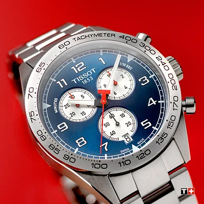 Tissot V8 Blue Dial Steel Bracelet T131.617.11.042.00