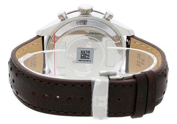 Tissot V8 Silver Dial Brown Leather Strap T131.617.16.032.00