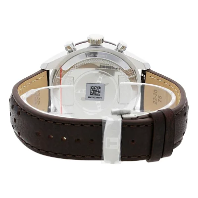 Tissot V8 Silver Dial Brown Leather Strap T131.617.16.032.00