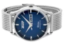  Zdjęcie 3 Tissot Visodate 1957 Automatic Powermatic 80 Blue Gradient Dial Mesh T118.430.11.041.00