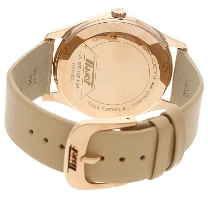 Tissot Visodate 1957 Lady Quartz Rose Gold PVD T118.410.36.277.01