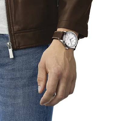 Tissot XL Automatic Brown Leather White Dial T116.407.16.011.00