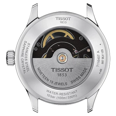 Tissot XL Automatic Brown Leather White Dial T116.407.16.011.00