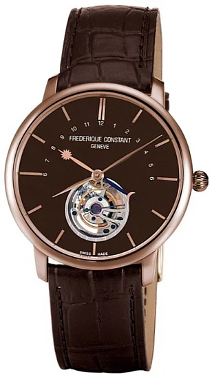Frederique Constant Tourbillon Manufacture 18k Chocolate Dial FC-980C4S9
