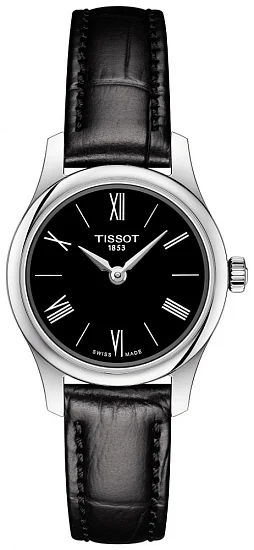 Tissot Tradition Lady Ultra Fine Black Leather Black Dial T0630091605800