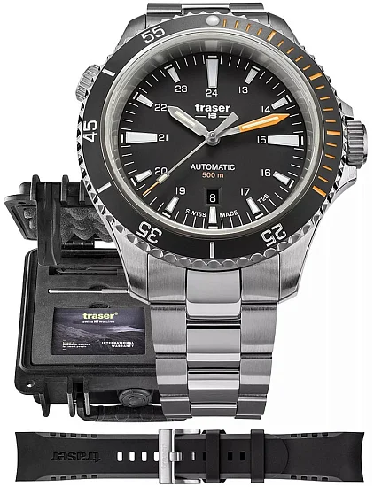 Traser P67 Diver Automatic Black Set 110321