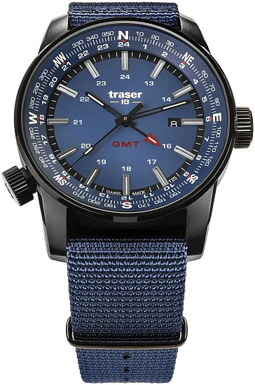Traser P68 Pathfinder GMT Blue 109034