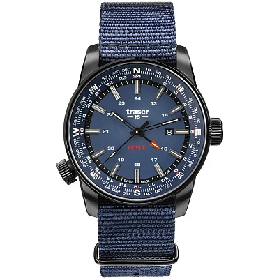 Traser P68 Pathfinder GMT Blue 109034