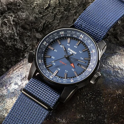 Traser P68 Pathfinder GMT Blue 109034