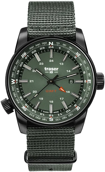 Traser P68 Pathfinder GMT Green 109035