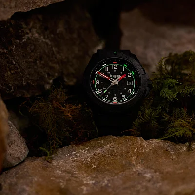Traser P96 Outdoor Pioneer SPECTRALIGHT Black Dial Black NATO Strap 111761