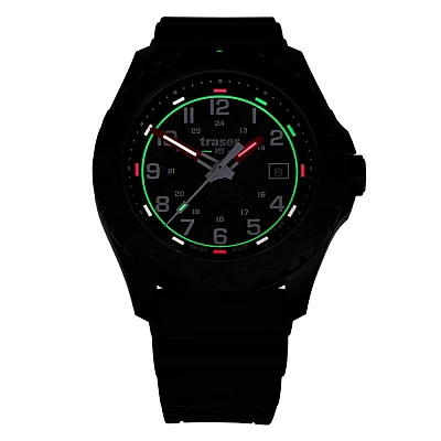 Traser P96 Outdoor Pioneer SPECTRALIGHT Evolution Black Dial Black Rubber Strap 111760