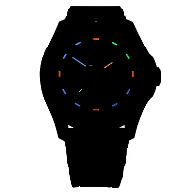 Traser P96 Outdoor Pioneer SPECTRALIGHT Evolution Sand Dial Black Rubber Strap 111757