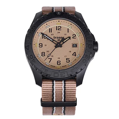 Traser P96 Outdoor Pioneer Sand Dial Beige NATO Strap 111756