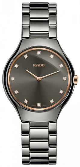 Rado True Thinline Lady Diamonds Quartz S Plasma R27956722