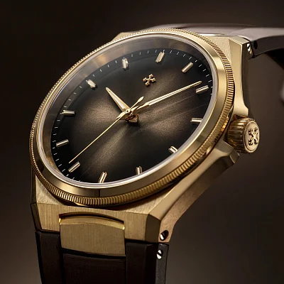 Venezianico Arsenale 40 Automatico Bronzo Brown Rubber Strap 6221555