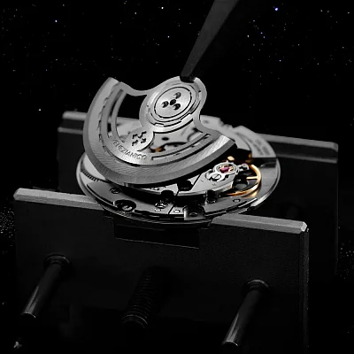 Venezianico Nereide 39 Automatico Avventurina Nera Canova Bracelet 3121550C