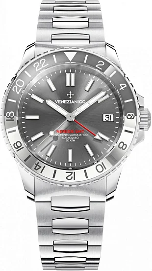 Venezianico Nereide 39 Automatico GMT Canova Bracelet 3521501C