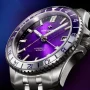  Zdjęcie 3 Venezianico Nereide 39 Automatico GMT Sansovino Bracelet Violet Dial 3521512S