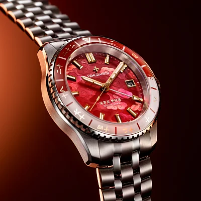 Venezianico Nereide 39 Automatico GMT Sansovino Bracelet Xi