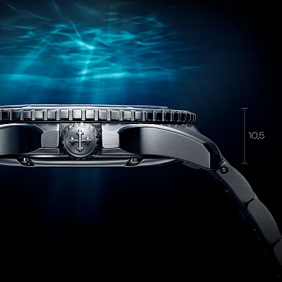 Venezianico Nereide 39 Automatico Tungsteno Mother of Pearl Canova Bracelet Blue 3121541C