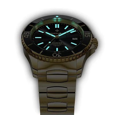 Venezianico Nereide 42 Automatico Canova Bracelet Full Gold 3321508C
