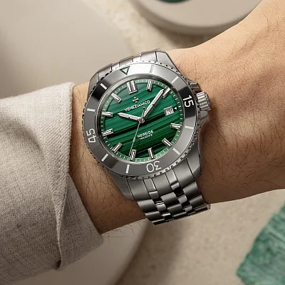 Venezianico Nereide 42 Automatico Malachite Sansovino Bracelet Limited Edition 4521544S