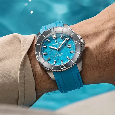 Venezianico Nereide 42 Automatico Turchese Tungsten Bezel 4521547