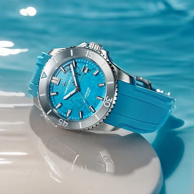 Venezianico Nereide 42 Automatico Turchese Tungsten Bezel 4521547