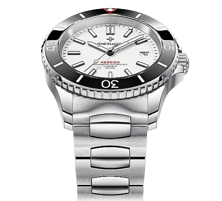 Venezianico Nereide 42 Ceramica Automatico Canova Bracelet 4221502C