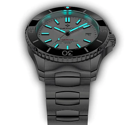 Venezianico Nereide 42 Ceramica Automatico Canova Bracelet 4221502C